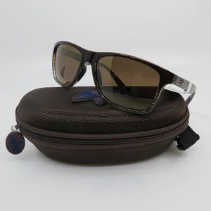 Maui Jim MJ 798-01 ONSHORE Chocolate Fade New Polarized Sunglasses X w/defect